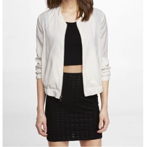 EXPRESS sheer soft bomber jacket